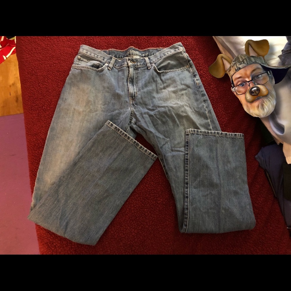 Eddie Bauer Vintage Mens Straight-Fit Jeans Size 36x34, 2 in Stock